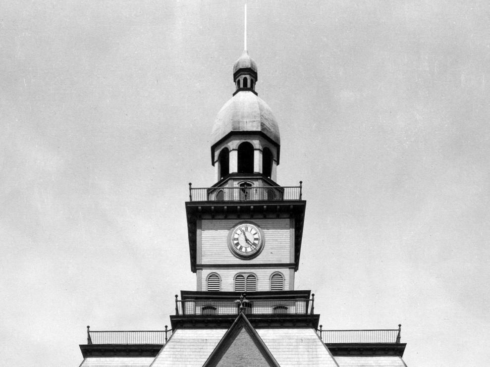 Second bell tower of the original Old Main