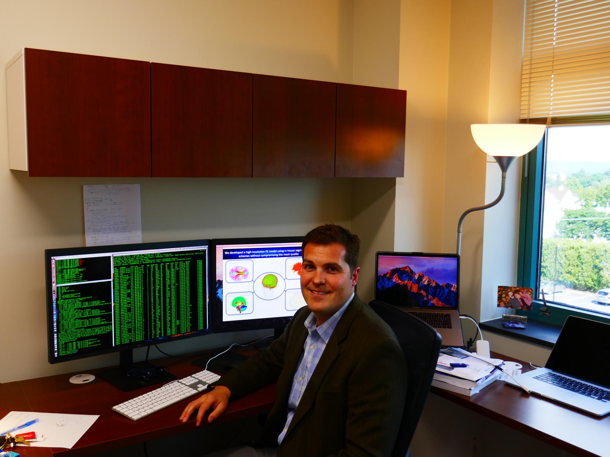 Reuben Kraft in his office