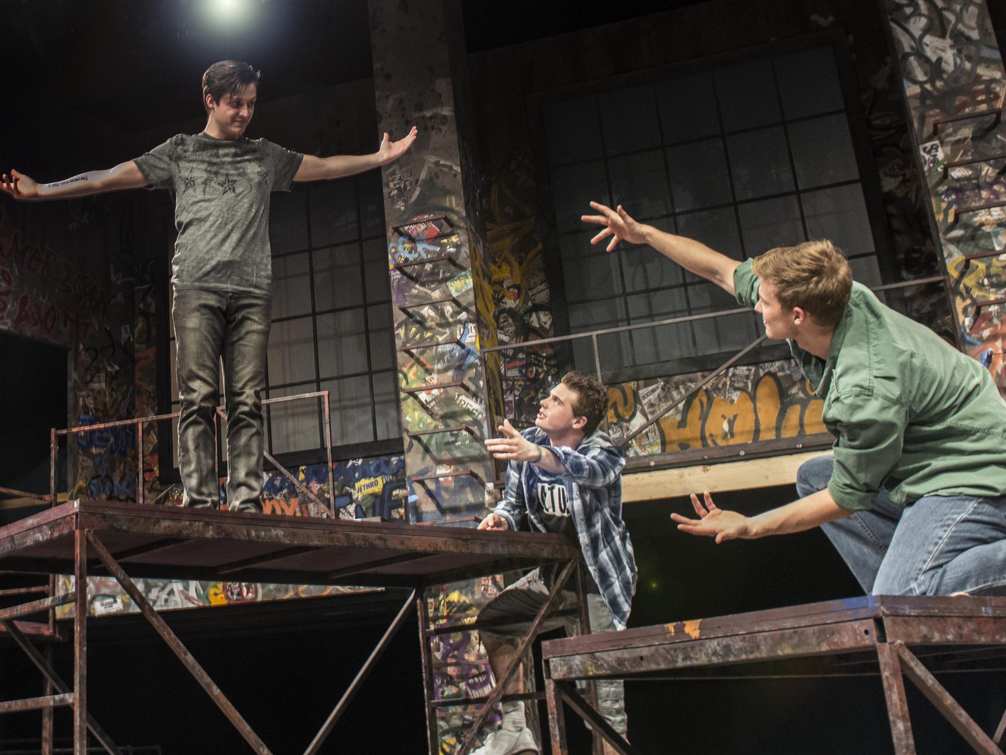 American Idiot rehearsal at Playhouse