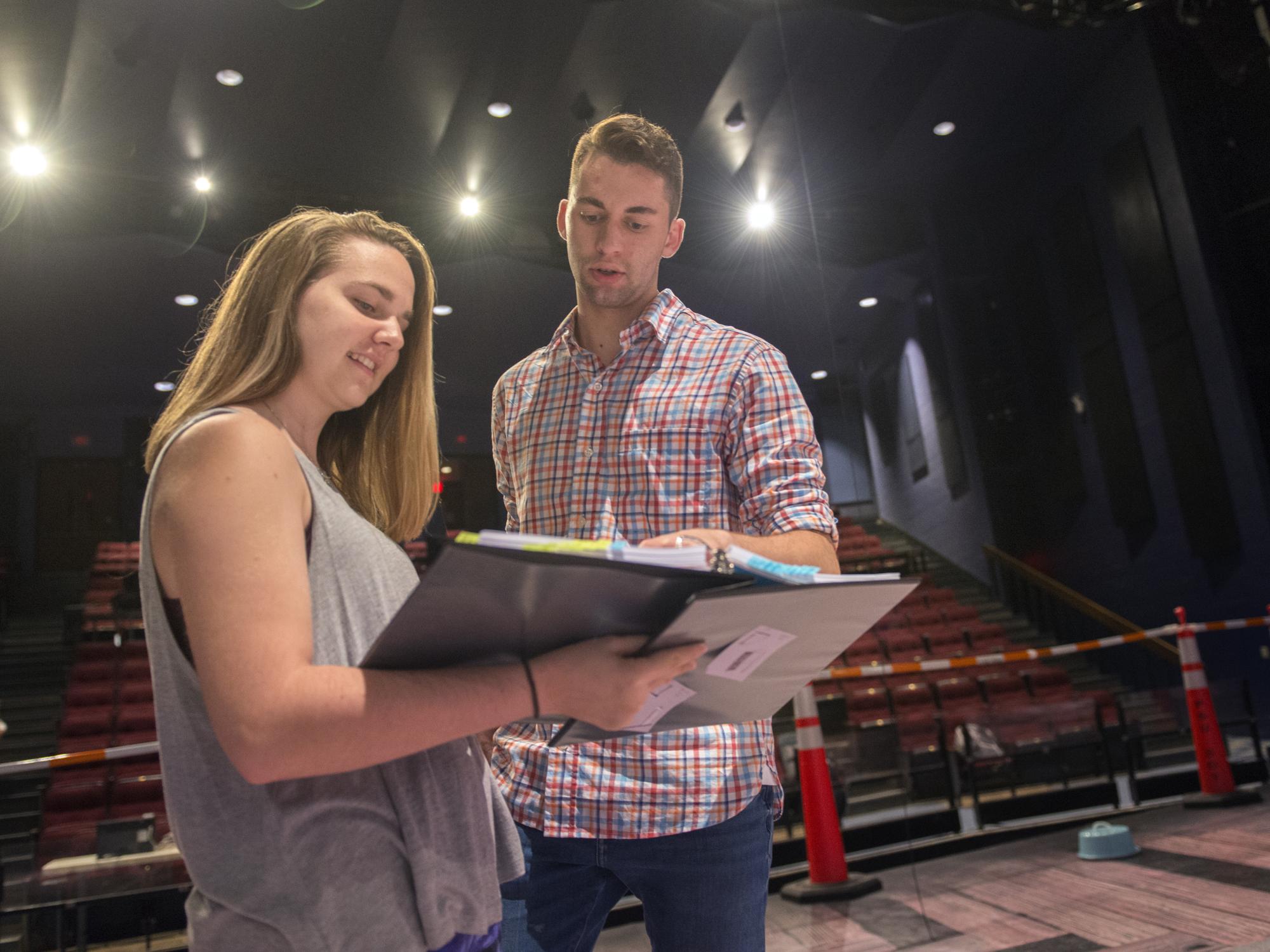 Legally Blonde rehearsal