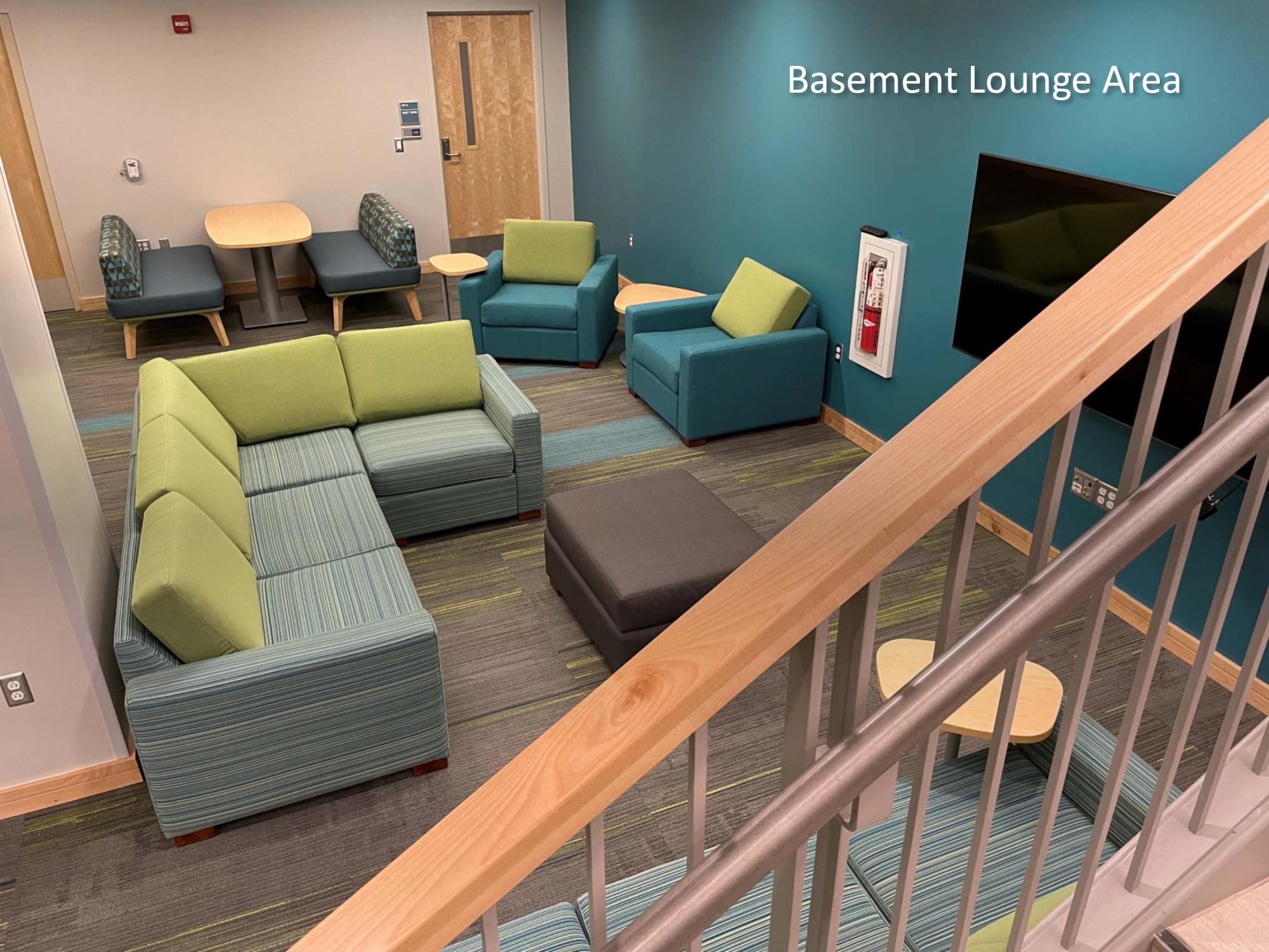 Sproul Hall Basement Lounge Area