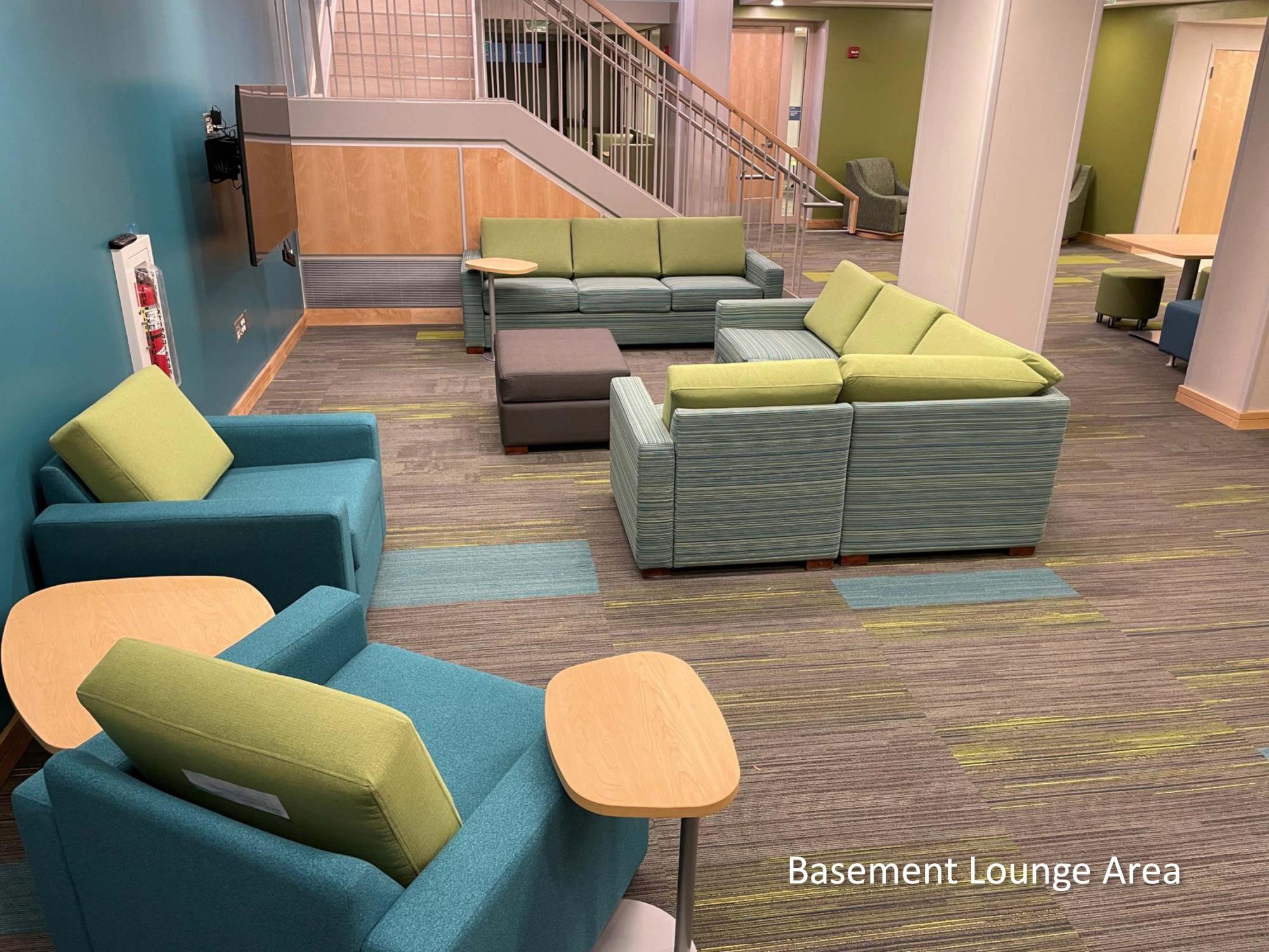 Sproul Hall Basement Lounge Area