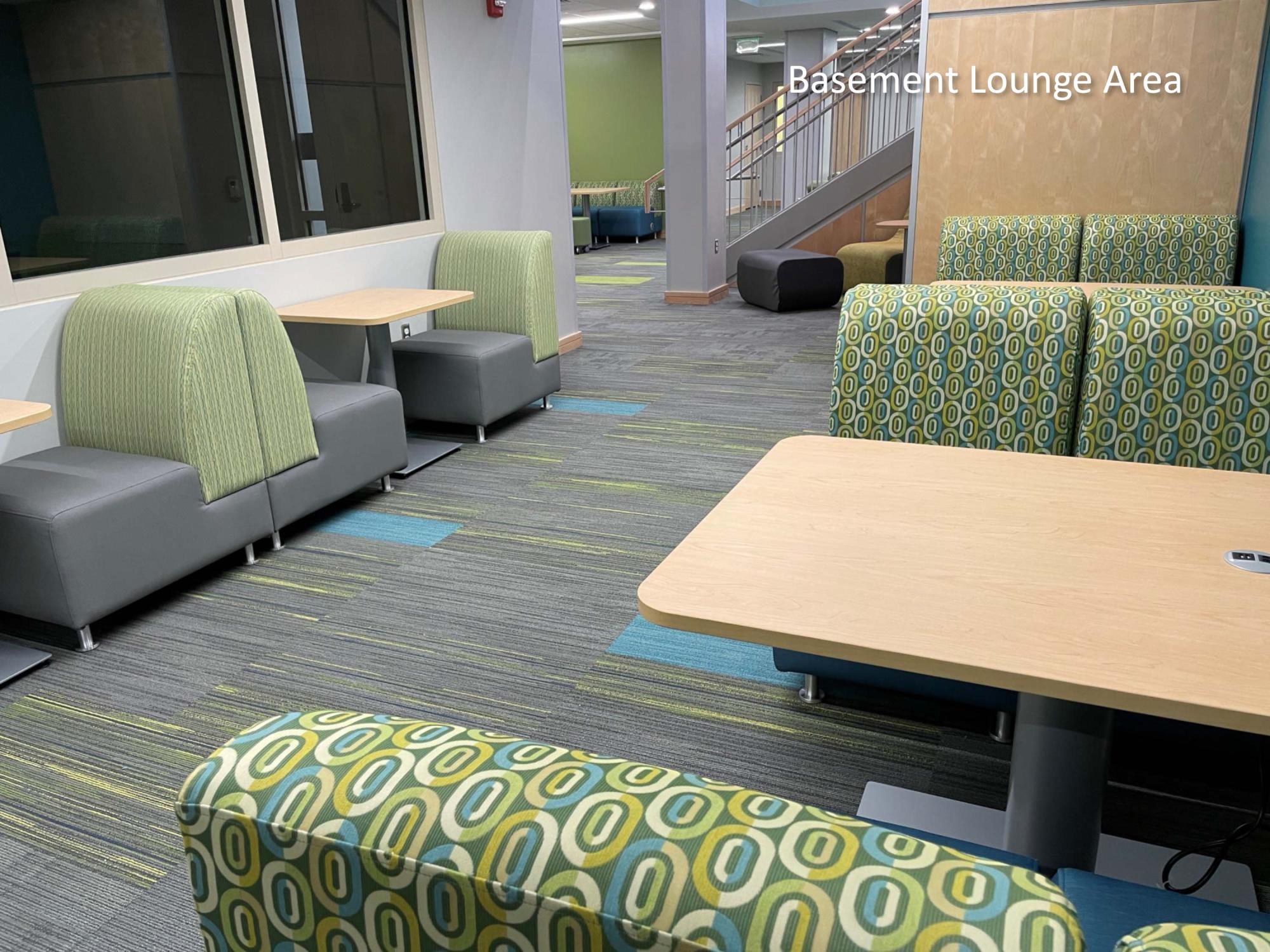 Sproul Hall Basement Lounge Area