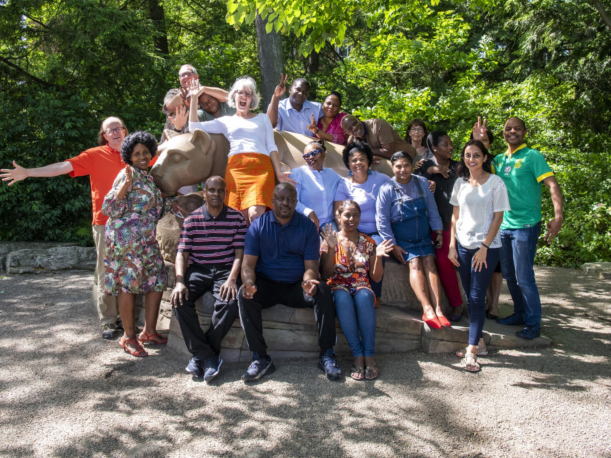 Phakamisa group at Lion Shrine