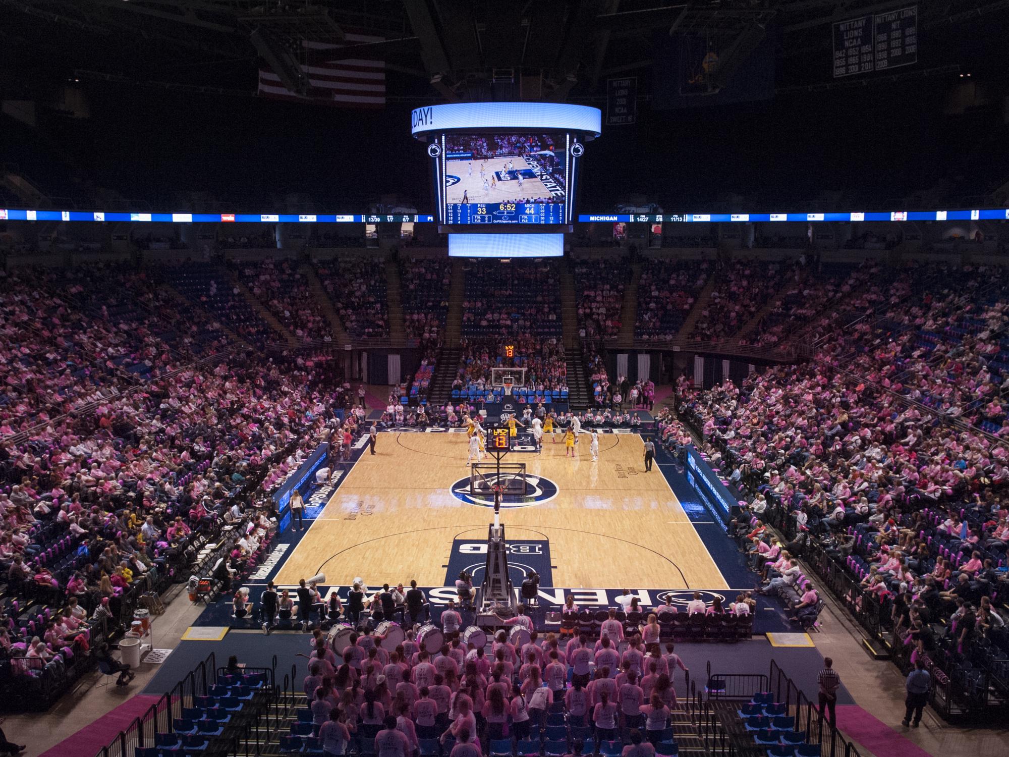 Pink Zone Game wide shot