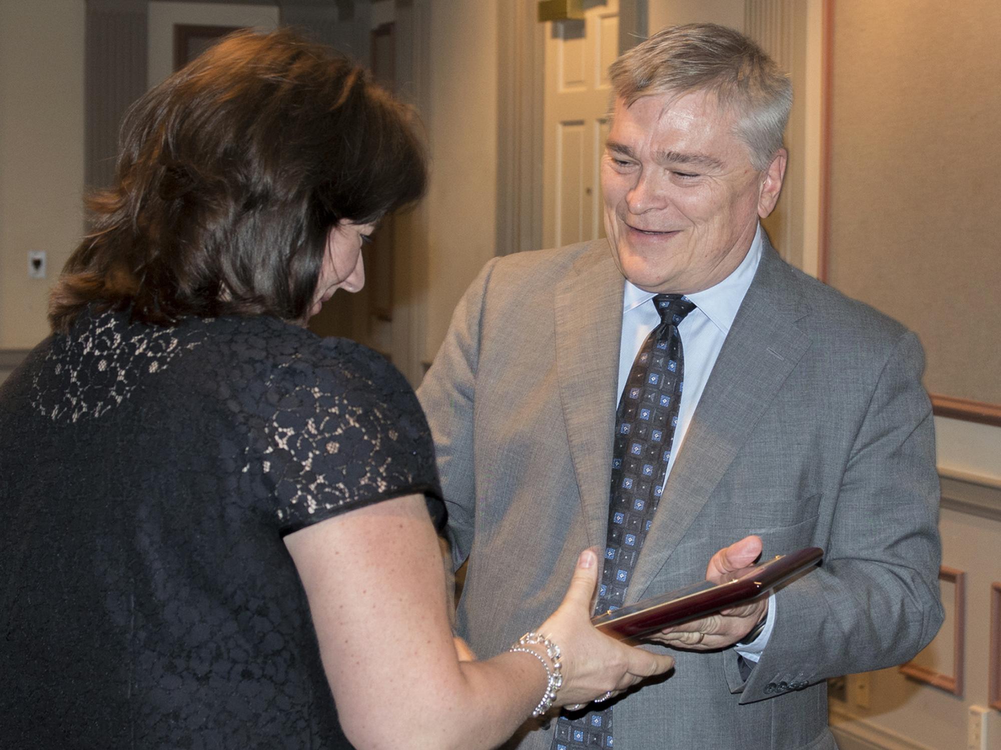 President Barron and Carol Mellott