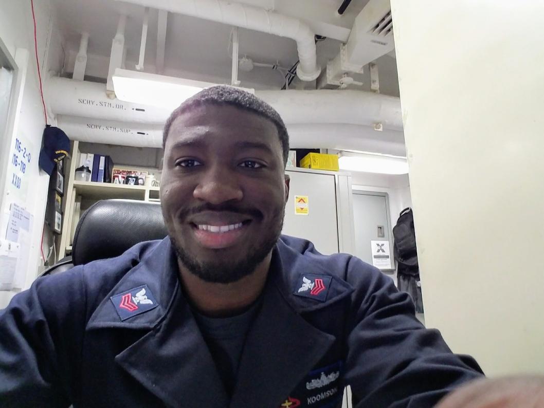 NROTC Battalion Sergeant Major Prince Koomson