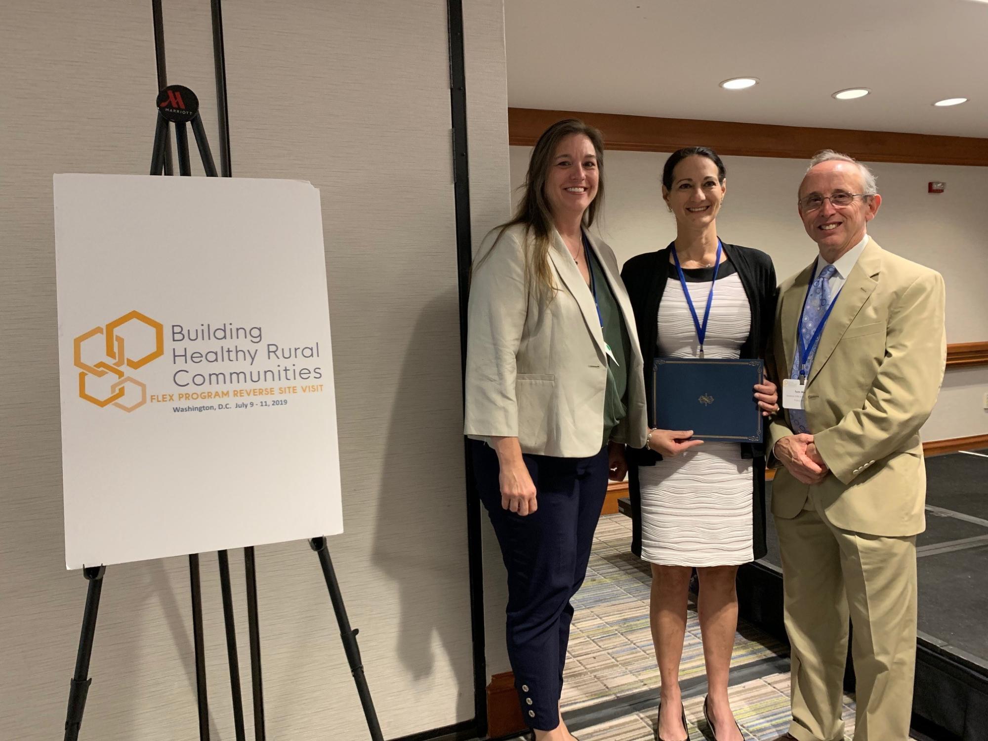 Jennifer Edwards, rural health systems manager and deputy director, awarded State Quality Improvement Award
