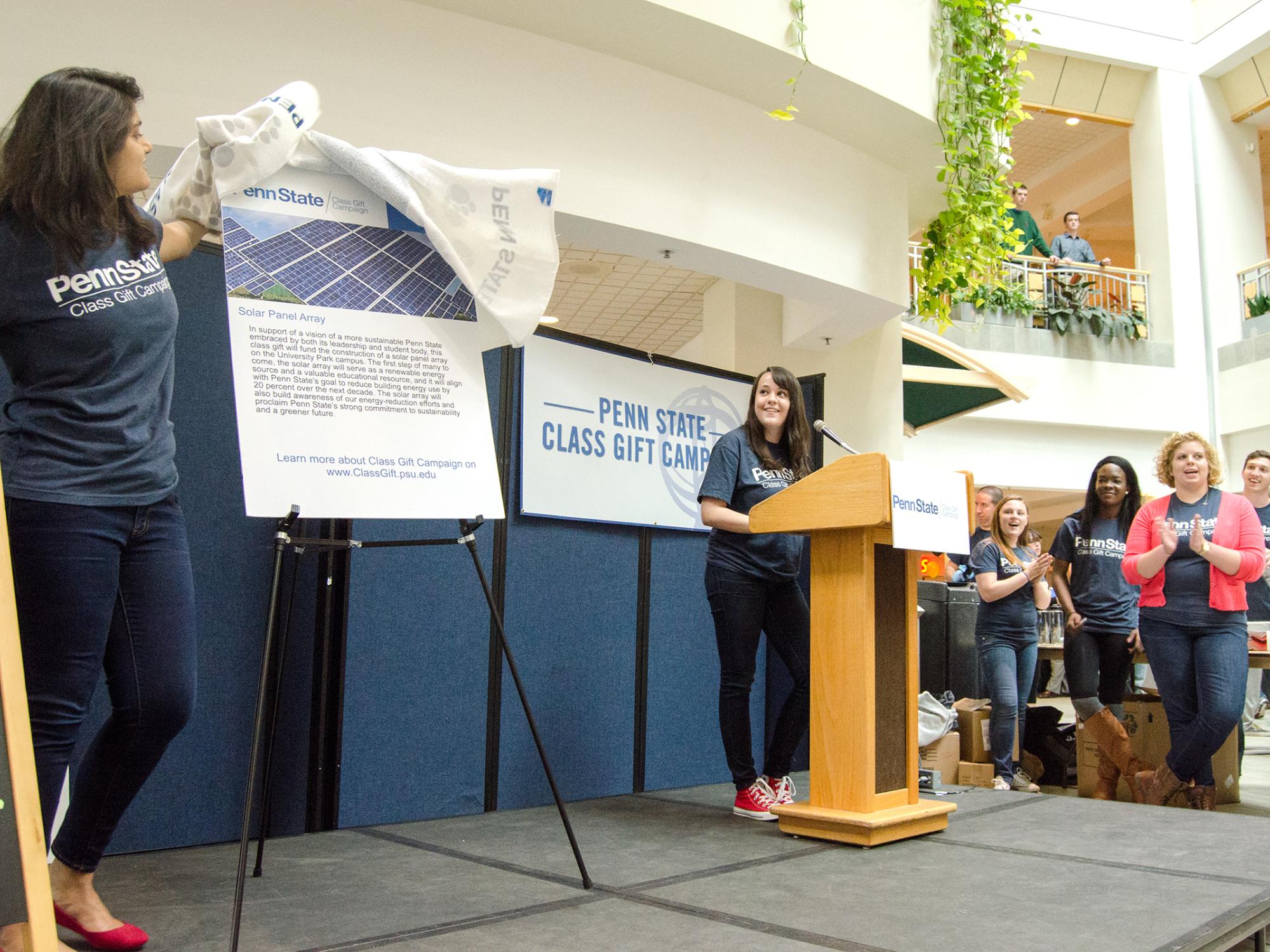 2015 Class Gift announcement, Oct 22, Solar Panel Array 3