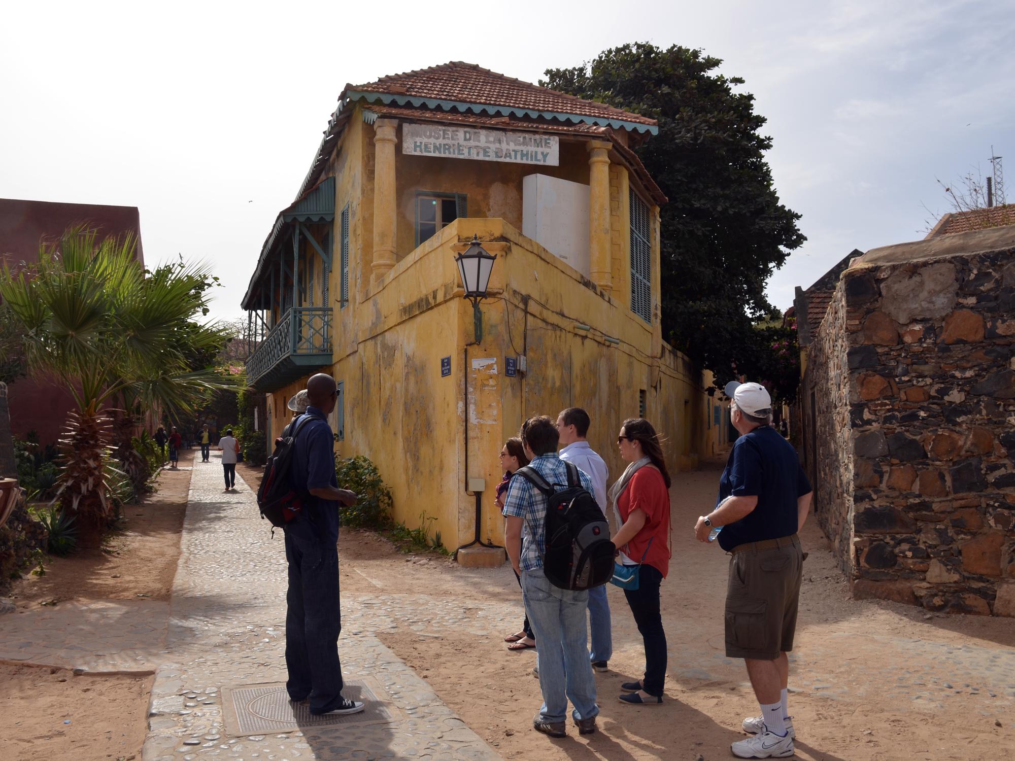 Students tour historic Goree Island