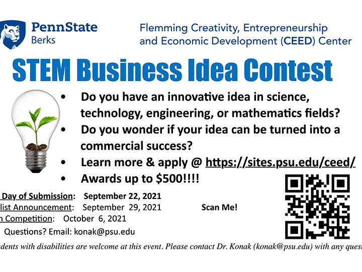 STEM Idea Contest flyer