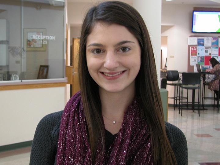 Sara A. Stoyer one of two student marshals for the fall 2018 commencement