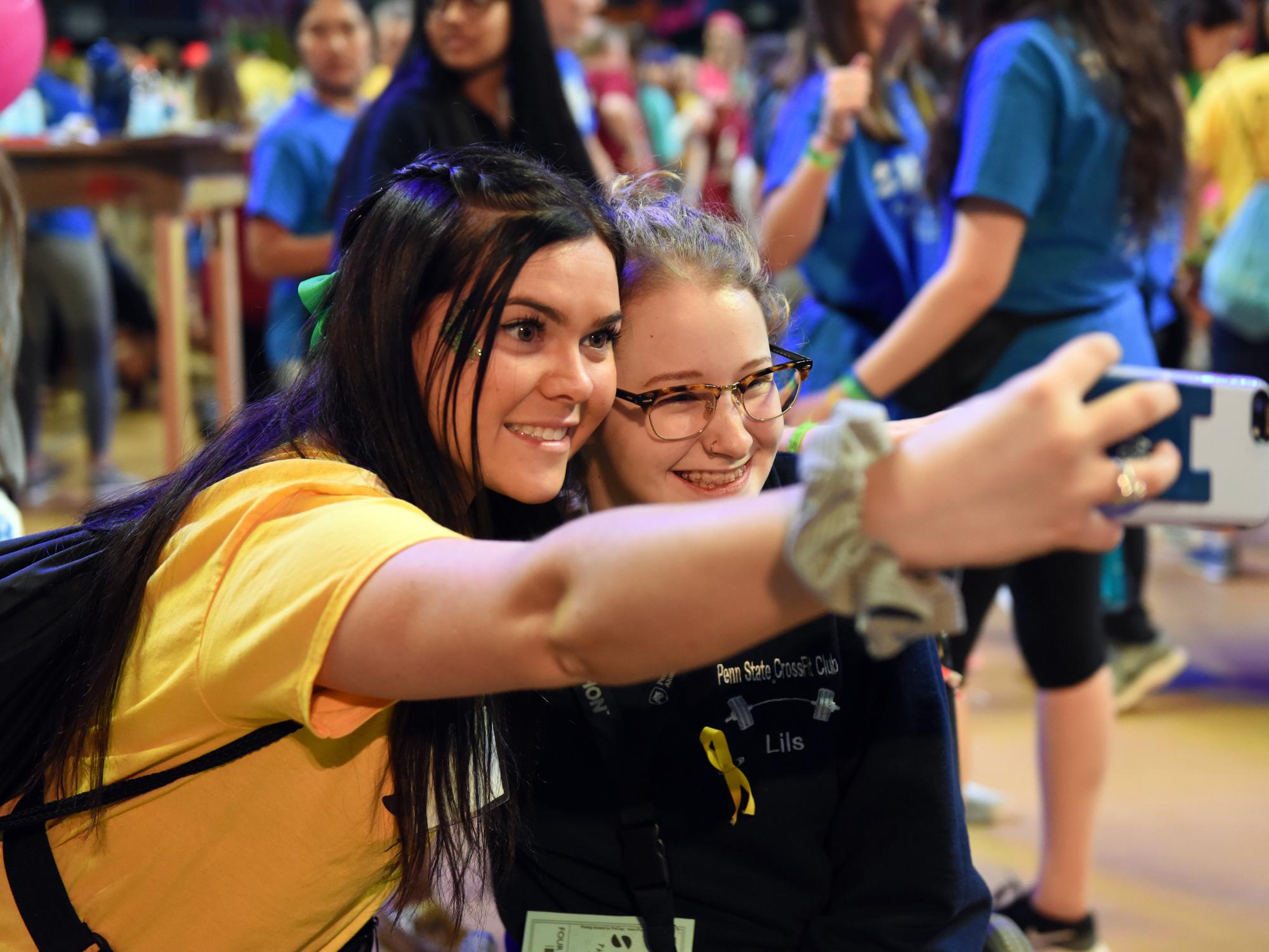selfie at THON