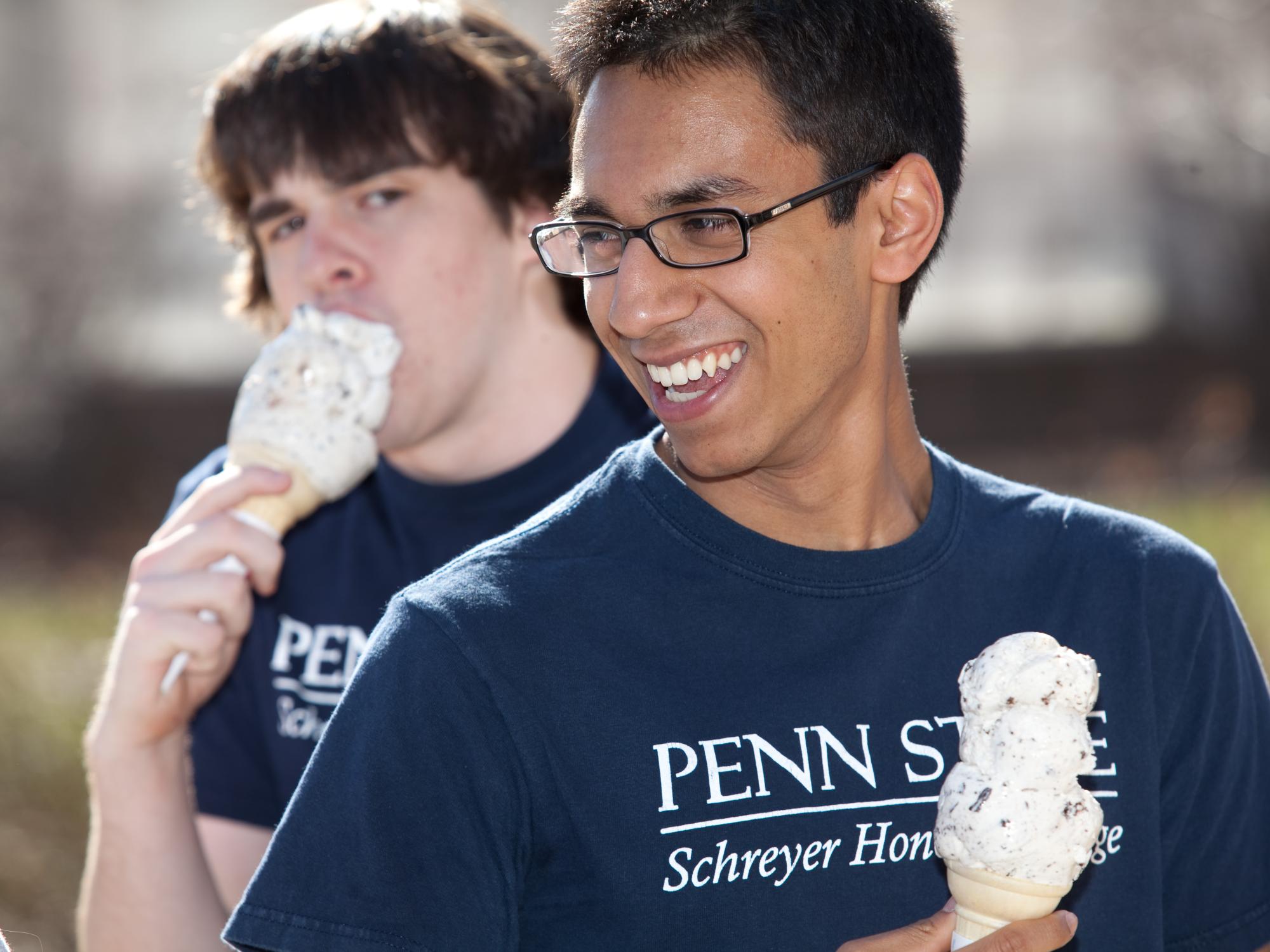 Schreyer Honors College Scholars Chip ice cream file photo