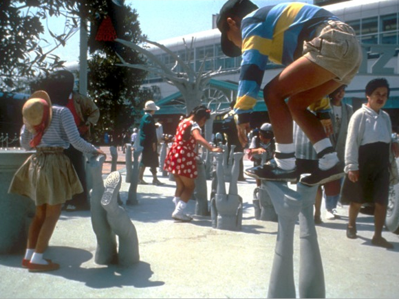 Children play at the Isuzu Space Station-Children's Plaza
