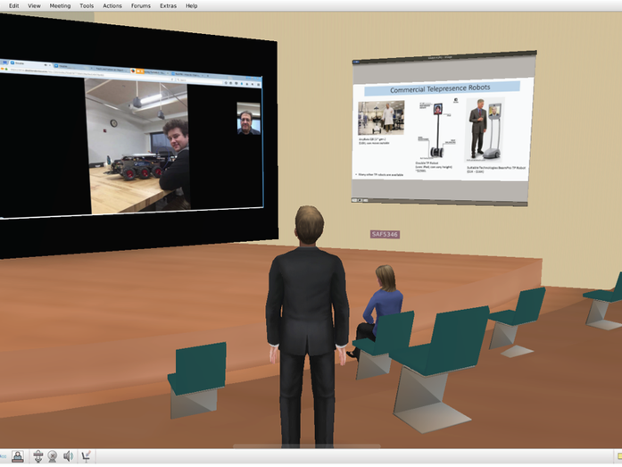 Virtual World Avanzato telepresence robot Fig 43 -4