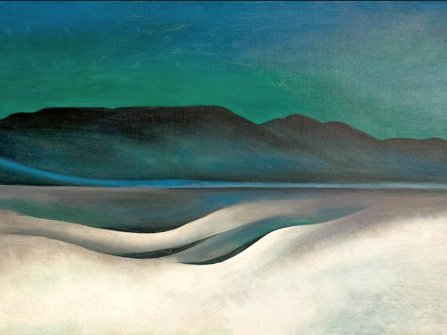 Georgia O’Keeffe, "Lake George," 1924. © 2019 Georgia O’Keeffe Museum / Artist Rights Society (ARS), New York