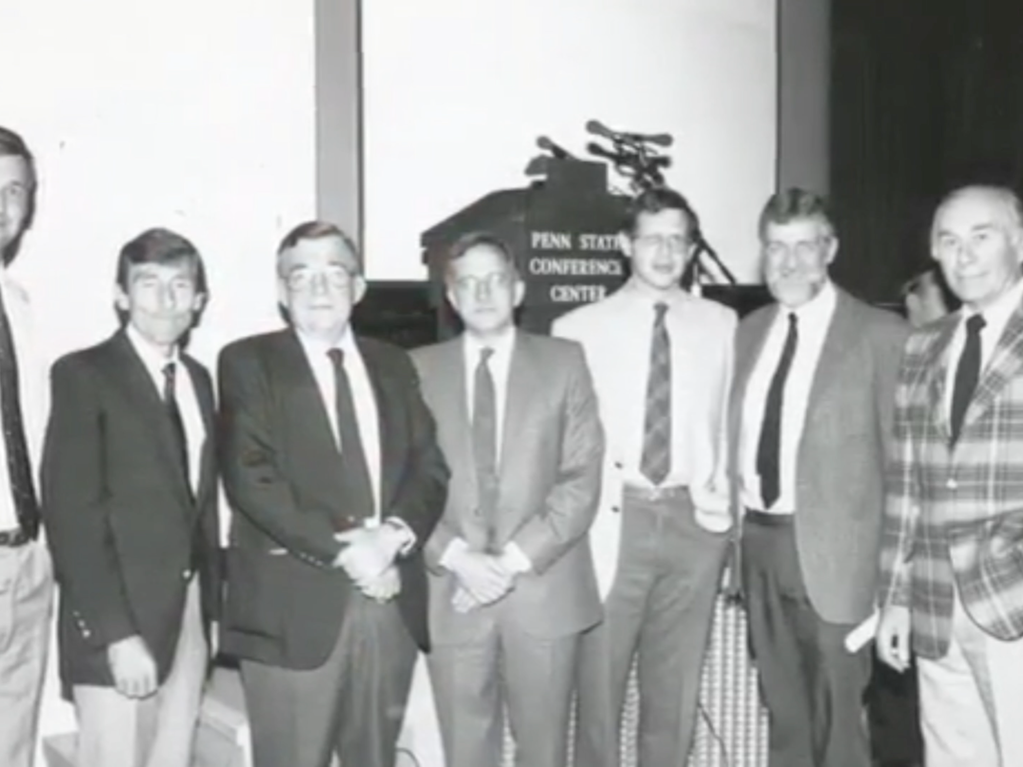 Dr. Clark and other attendees 