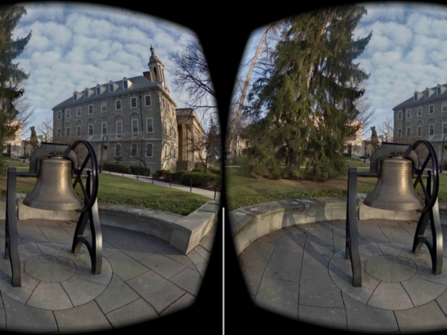 A screenshot showing the Old Main Bell 