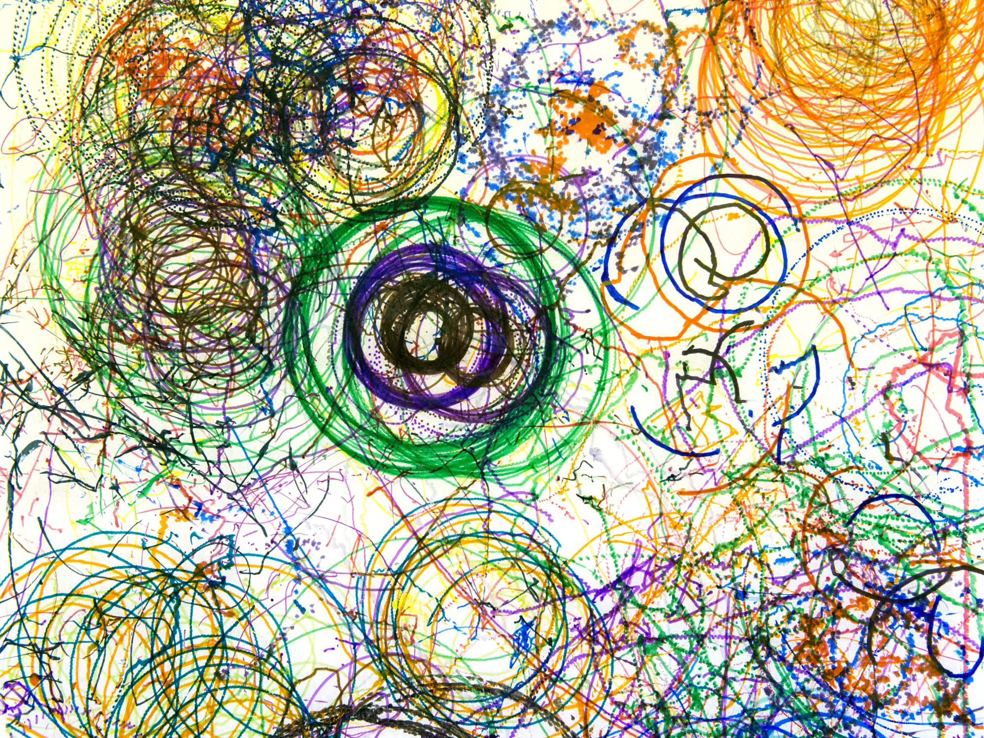 Scribble-bots art