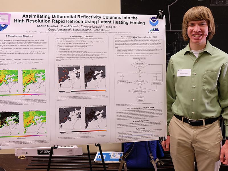 Shawn Murdzek won Second Place in the 2017 College of Earth and Mineral Sciences’ Undergraduate Poster Exhibition.