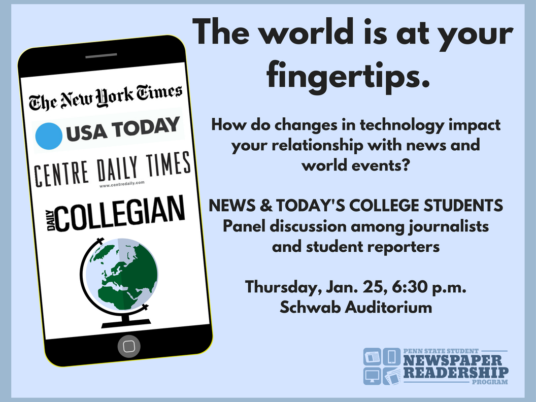 Student Newspaper Readership Panel Announcement 