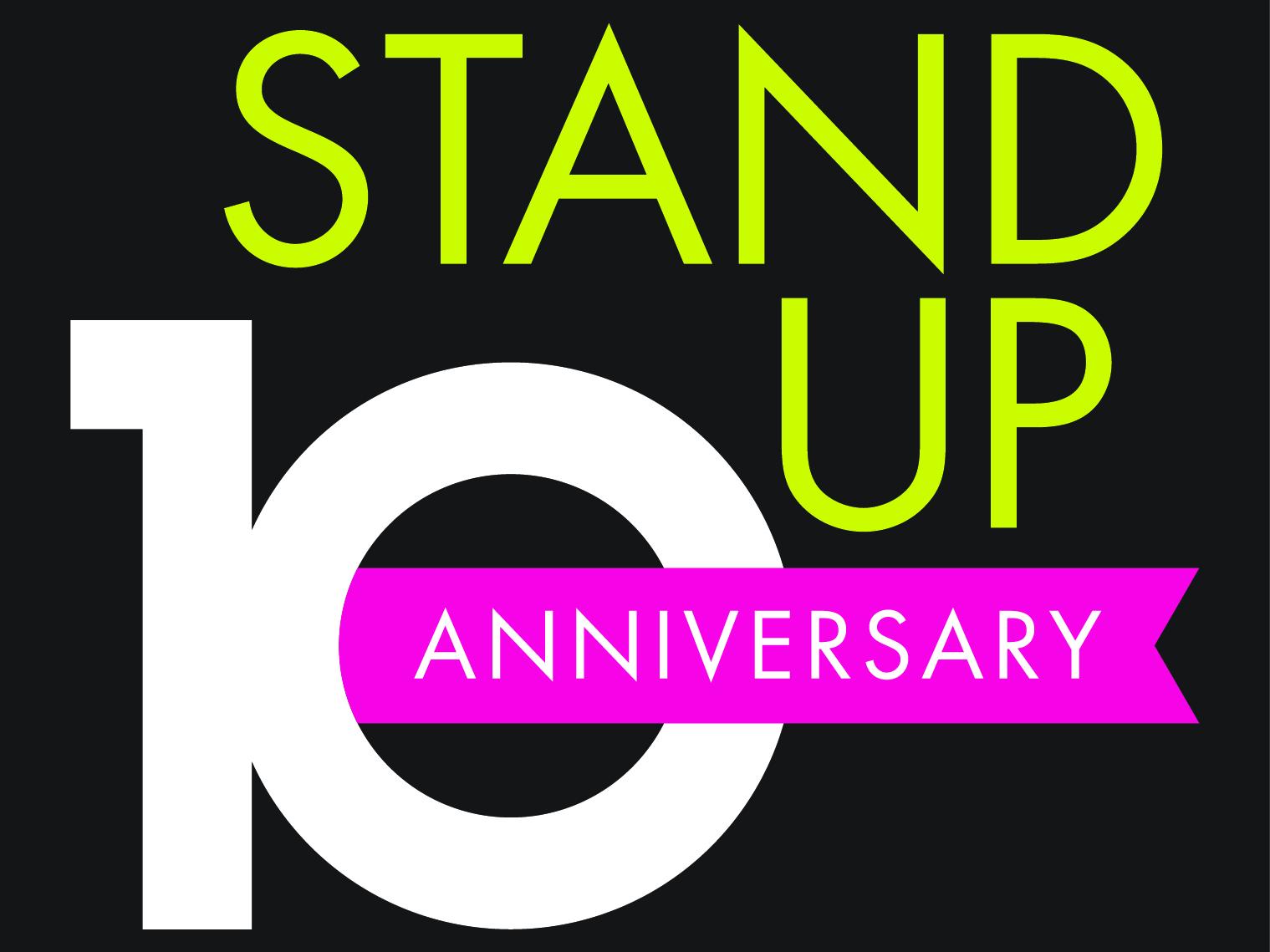 Stand Up 10th Anniversary Badge