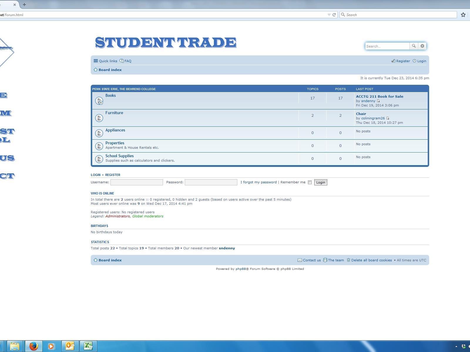 SudentTrade.net is a new student-developed website that went live on Friday, Dec. 12. 