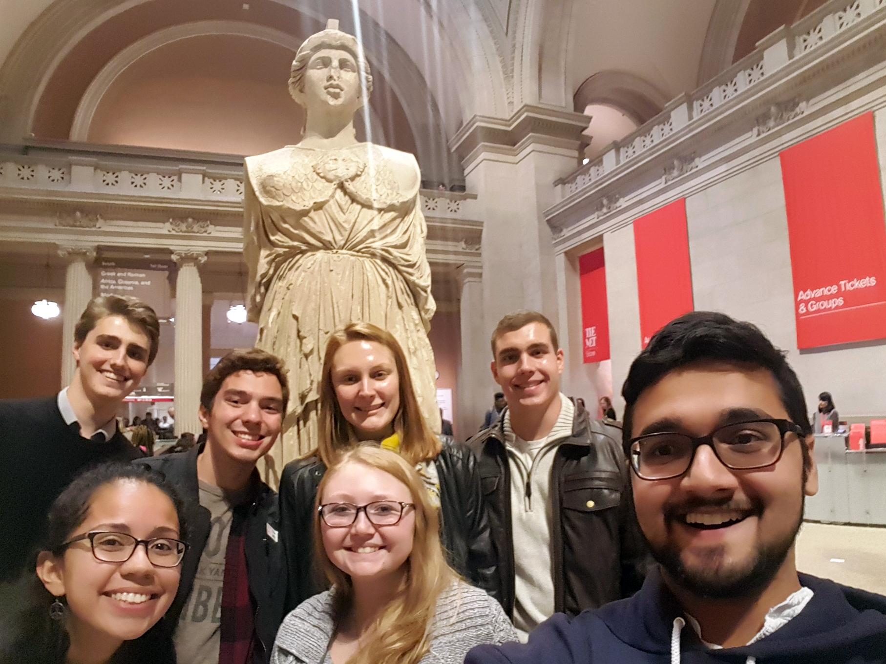Penn State Schreyer Scholars visit Metropolitan Museum of Art