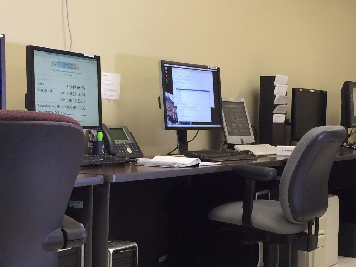 man working at computer