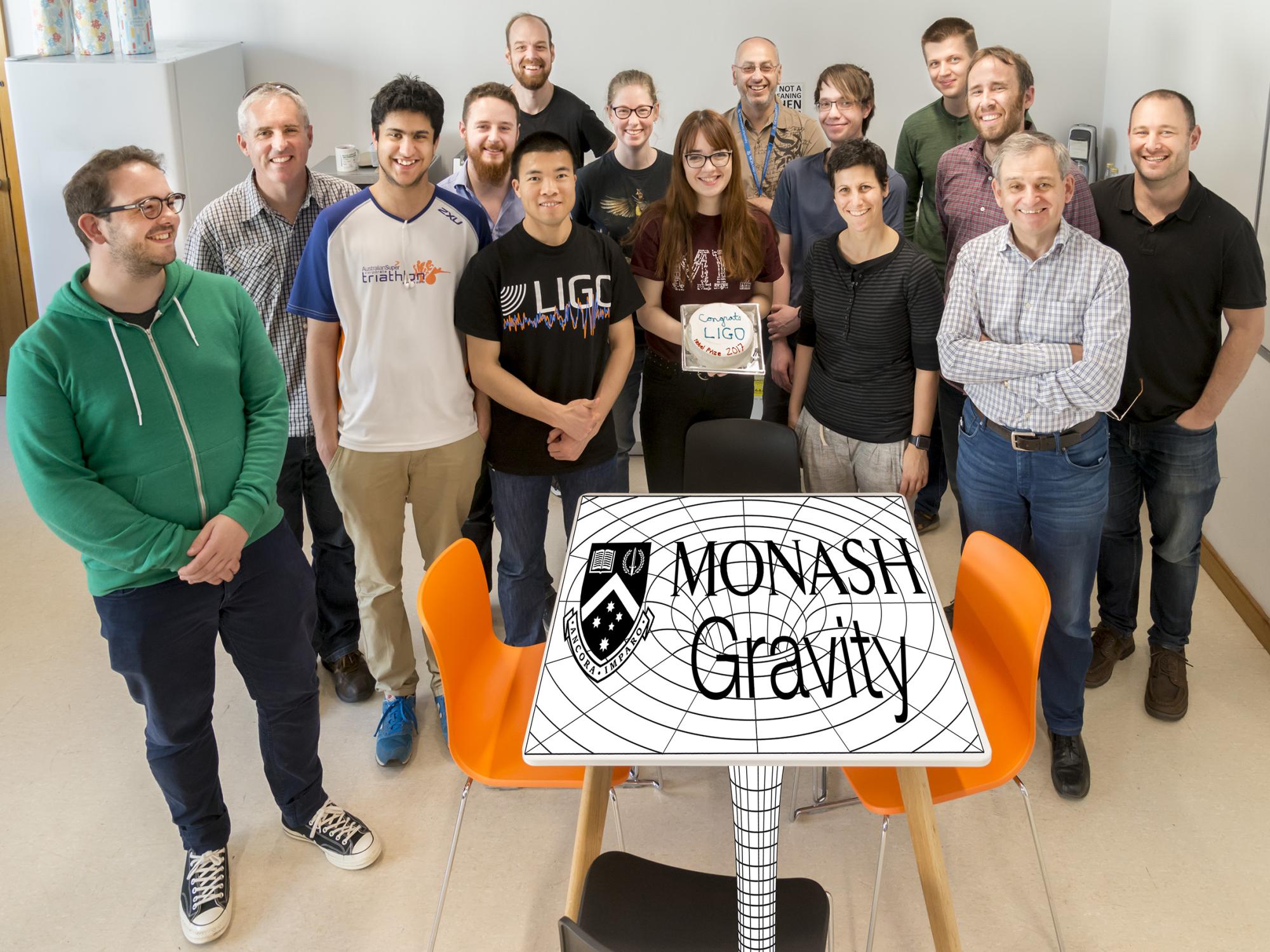 Monash Group celebrating LIGO founders' Nobel Prize
