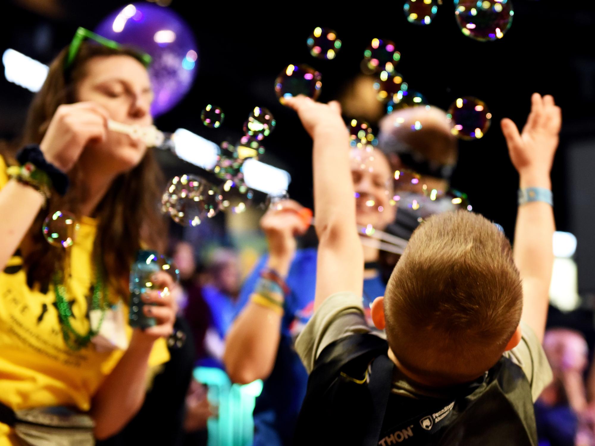 bubbles at THON