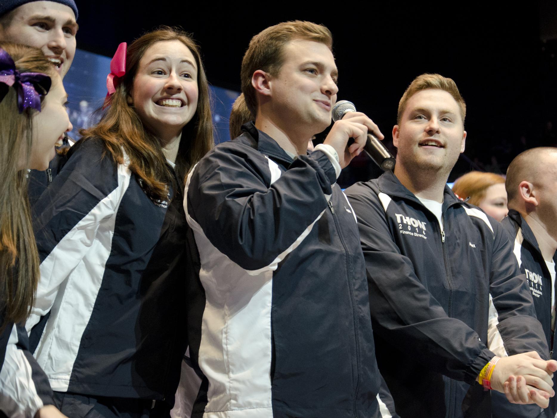 THON Executive Committee counting down the start of THON