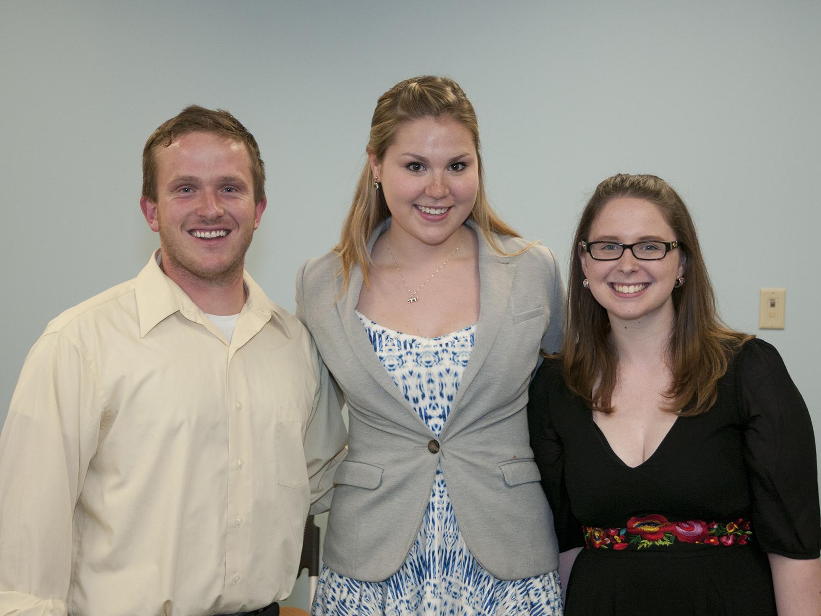 Undergraduate thesis award winners 2014