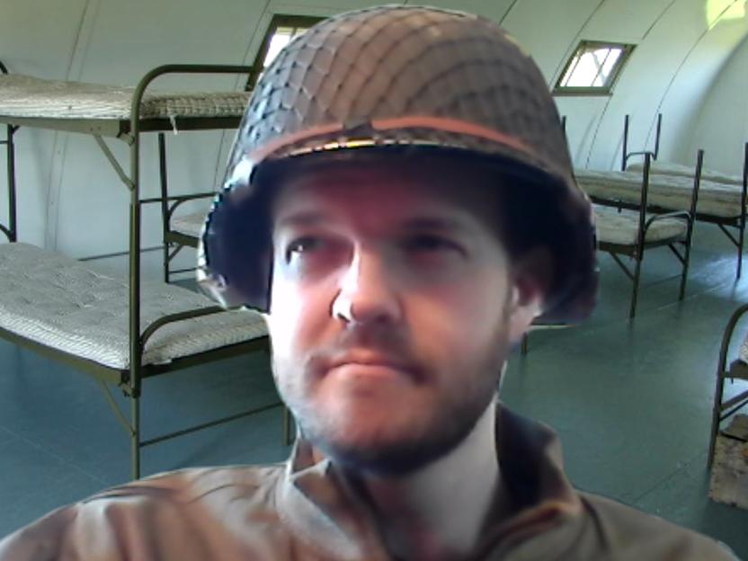 Jared as a WWII soldier