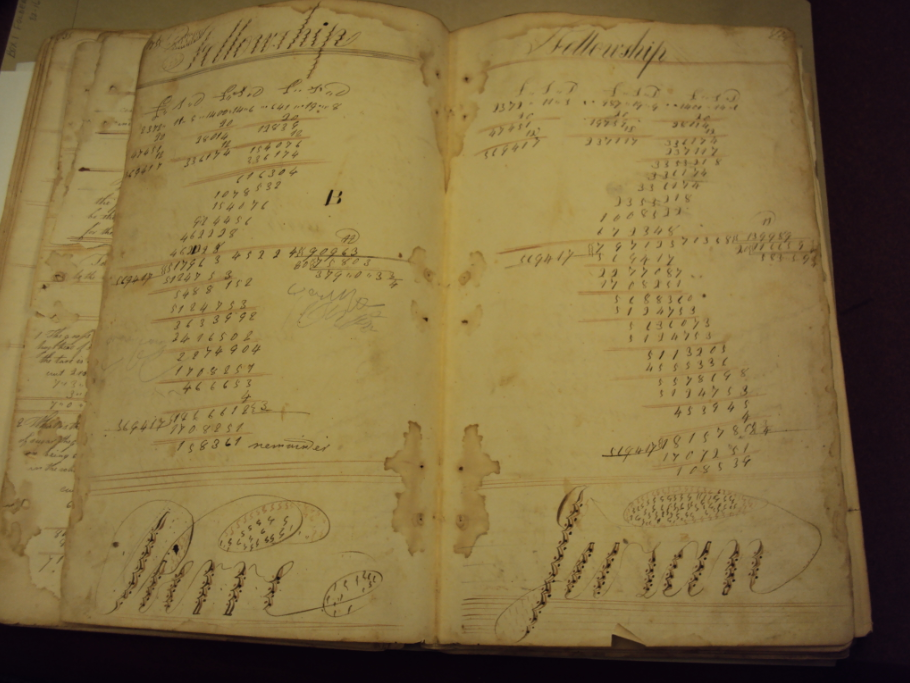 math workbook of student Alfred Wade
