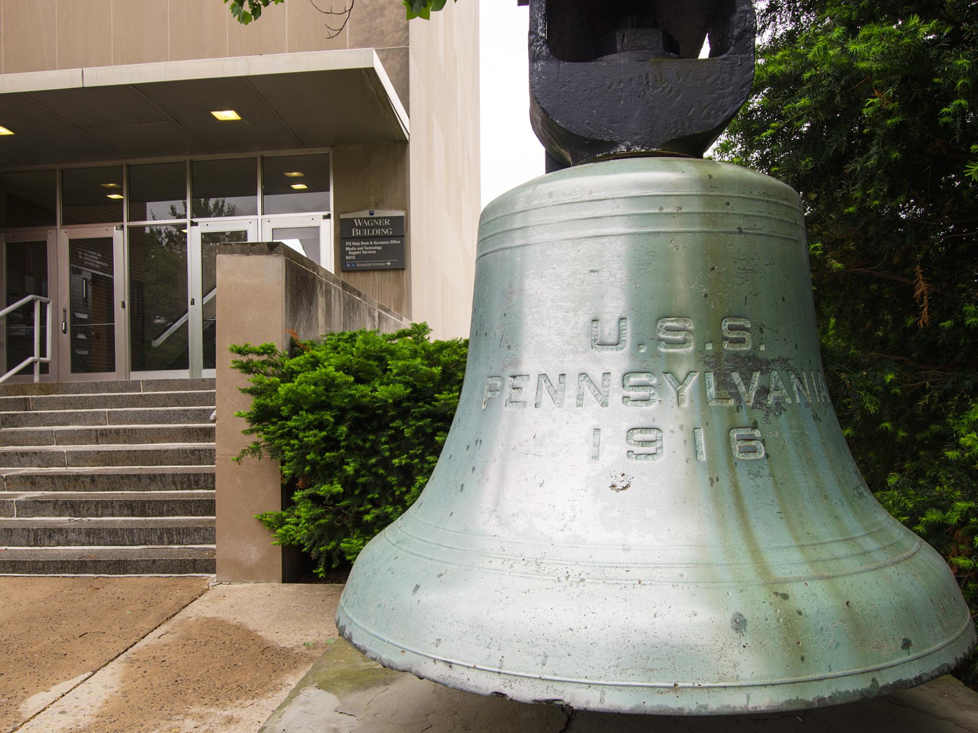 Bell of the battleship Pennsylvania at Wagner Building