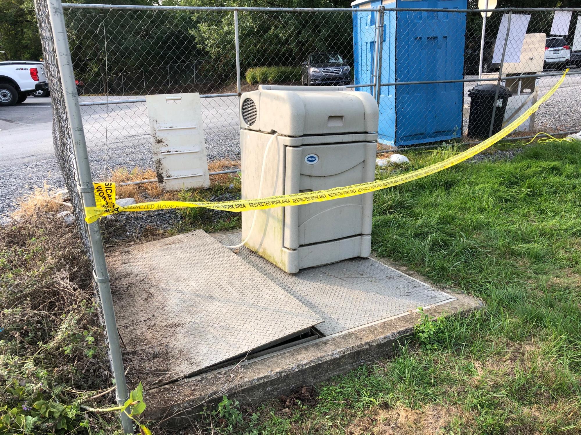 Wastewater sampling location