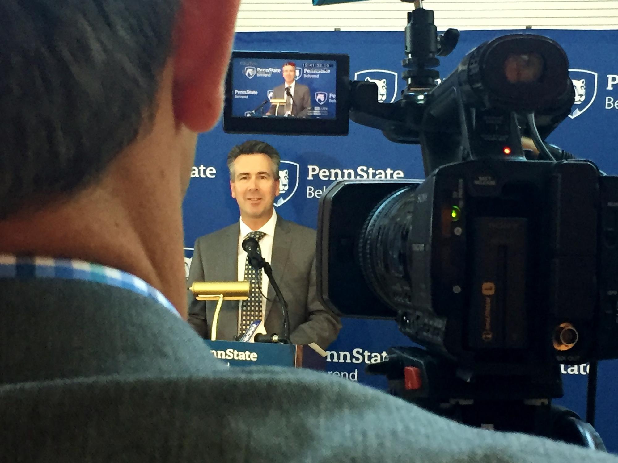 Chancellor Ralph Ford announces two new sports at Penn State Behrend