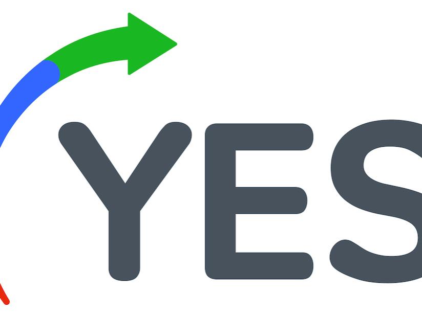 YES with arrow 