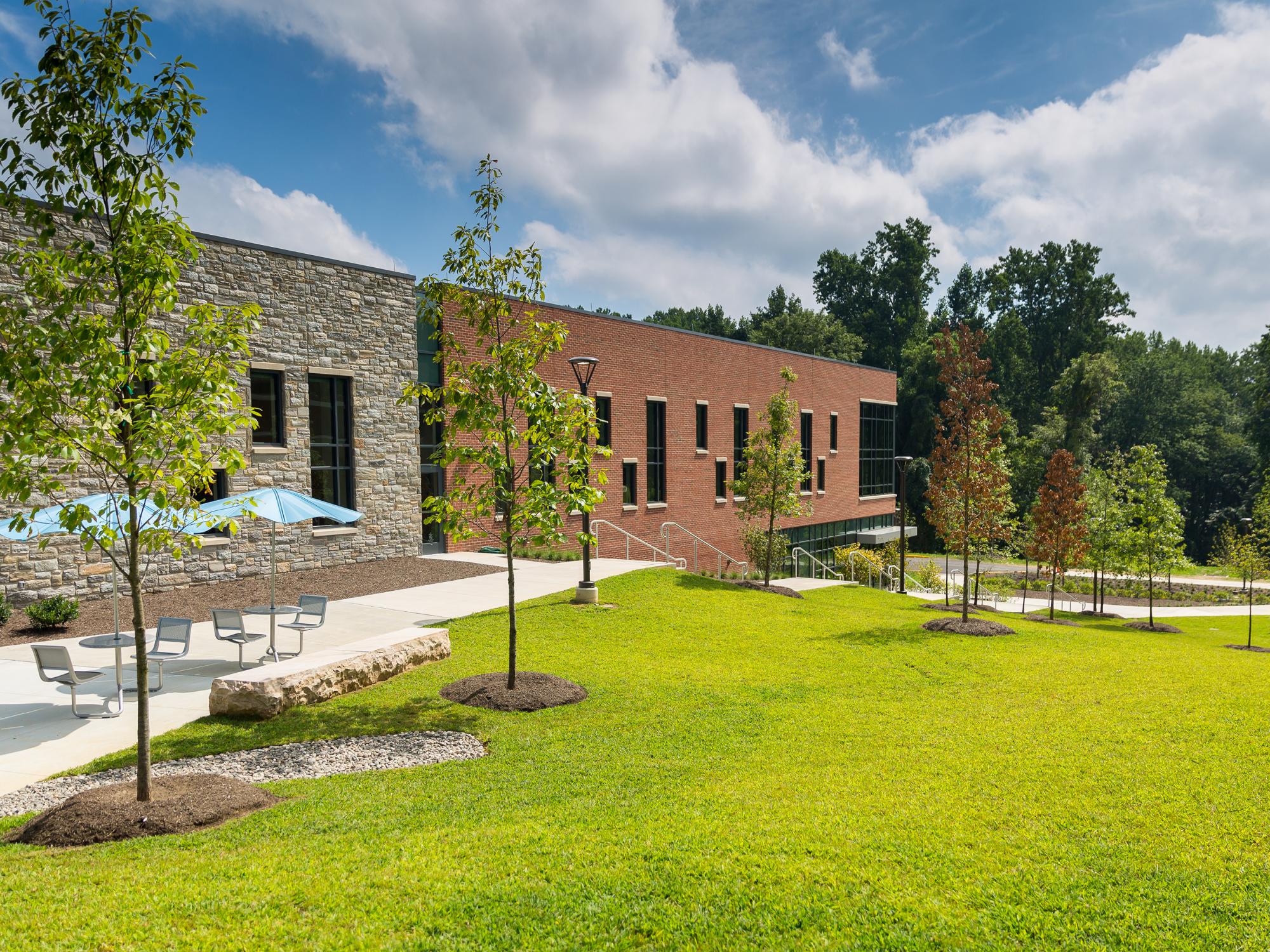 Student Union Landscape at Penn State Brandywine