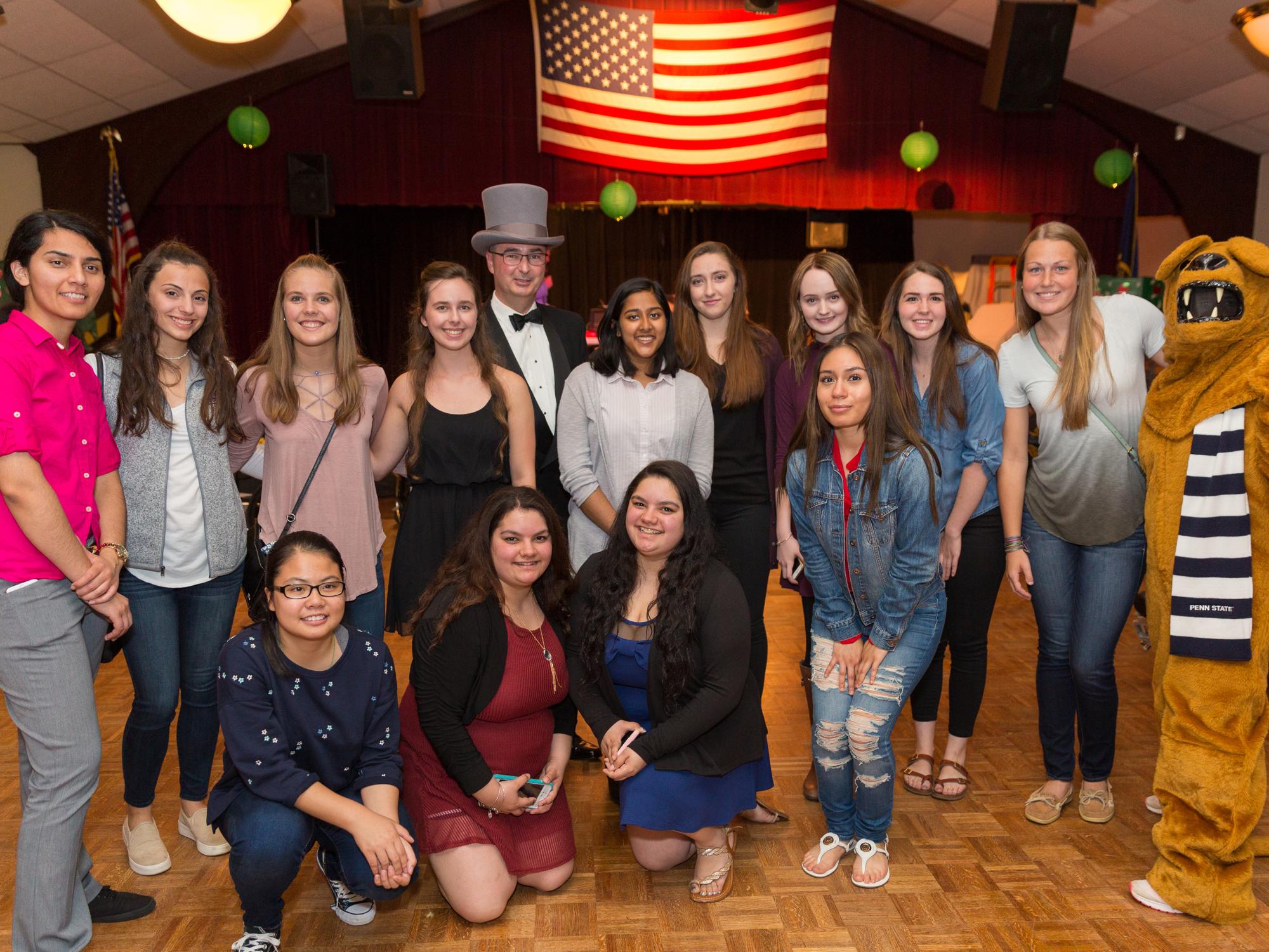 Brandywine students at the Fair Acres autumn dance