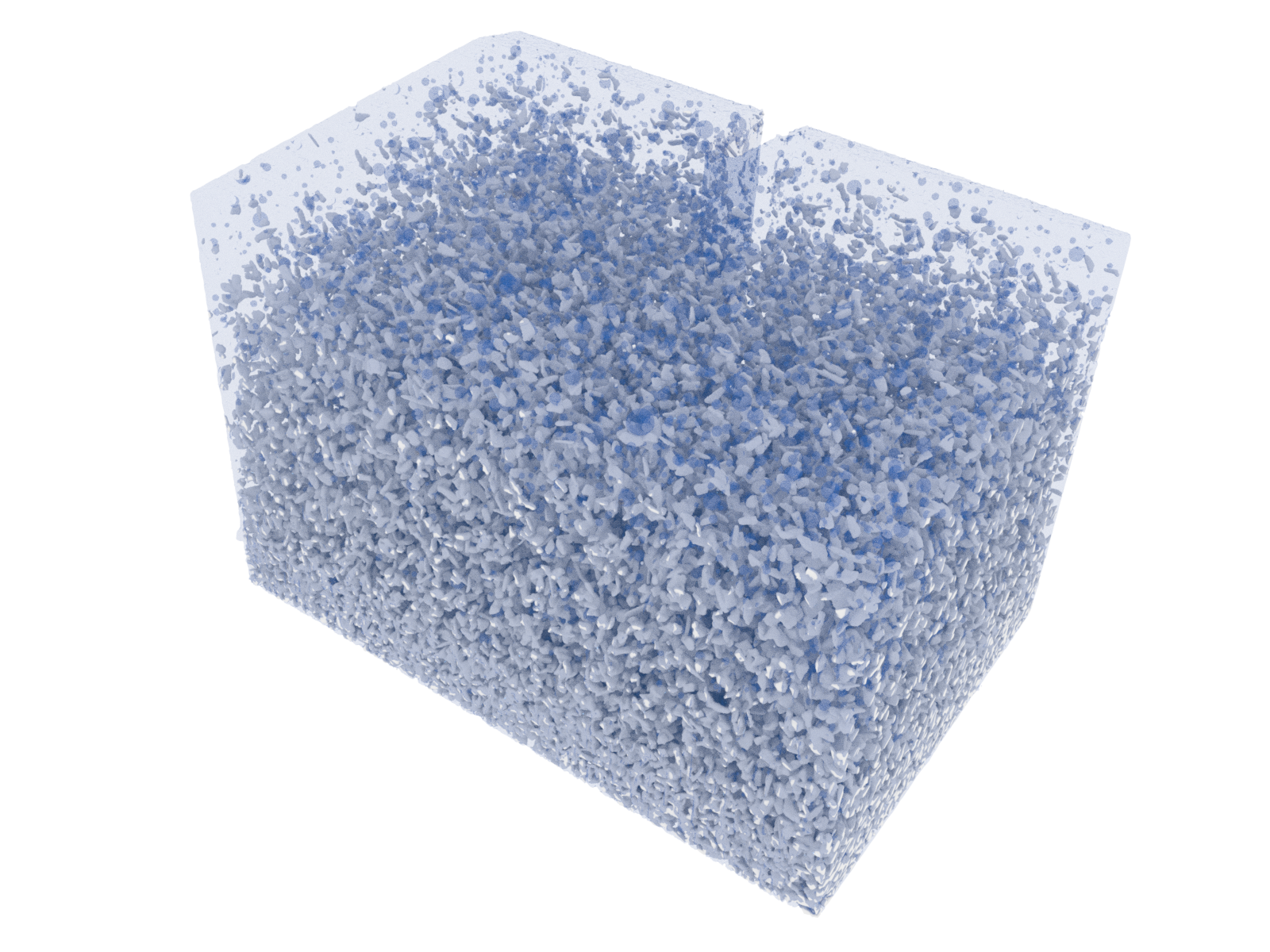 purple particles