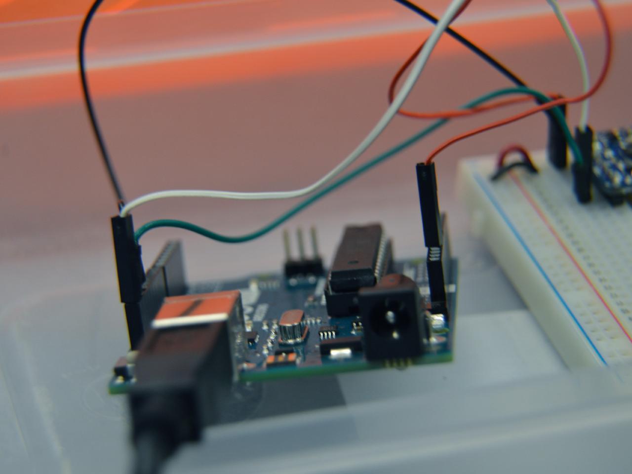 closeup of simple seismograph