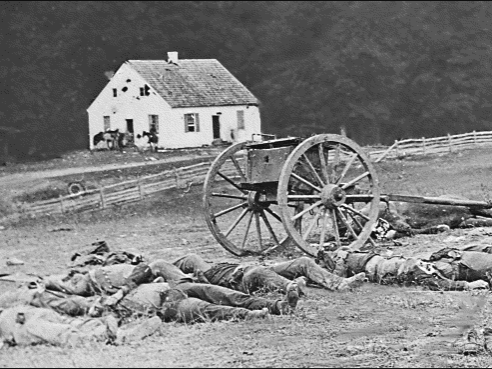 Dunker Church after battle
