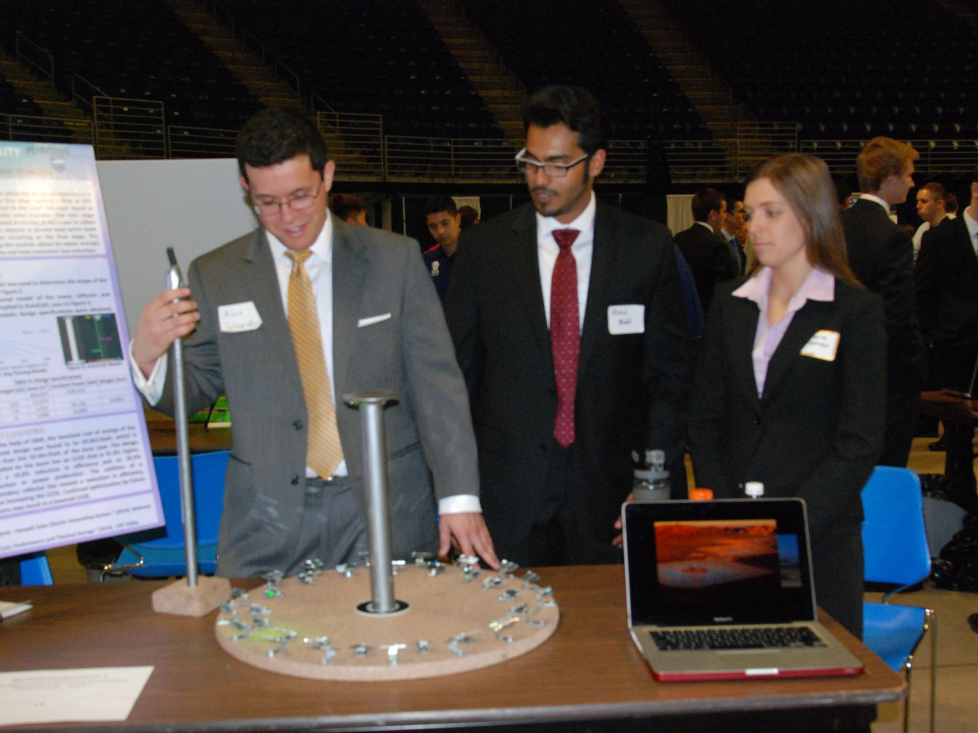 Design Optimization for Concentrated Solar Power Facility