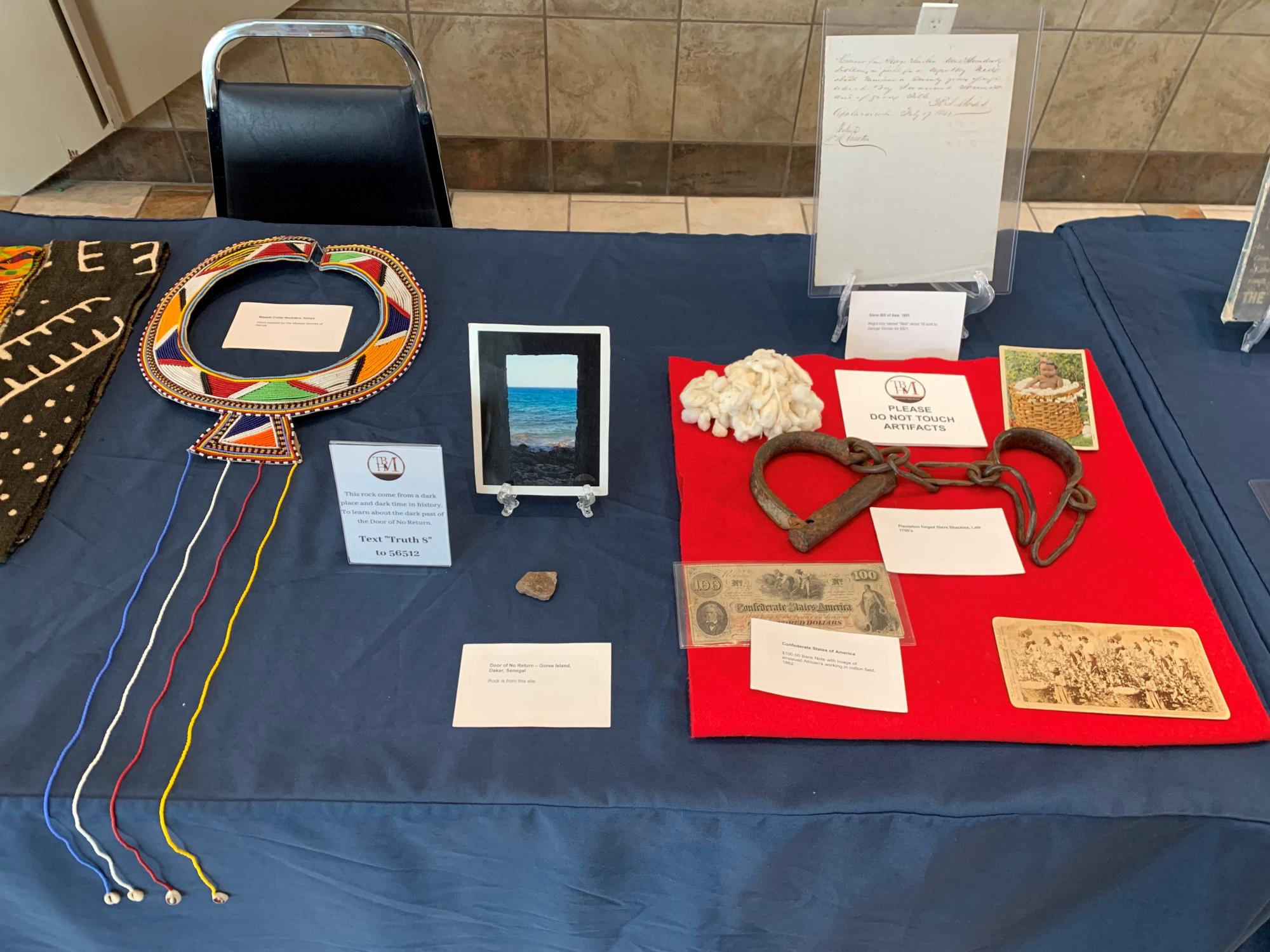 artifacts from True Black History Museum