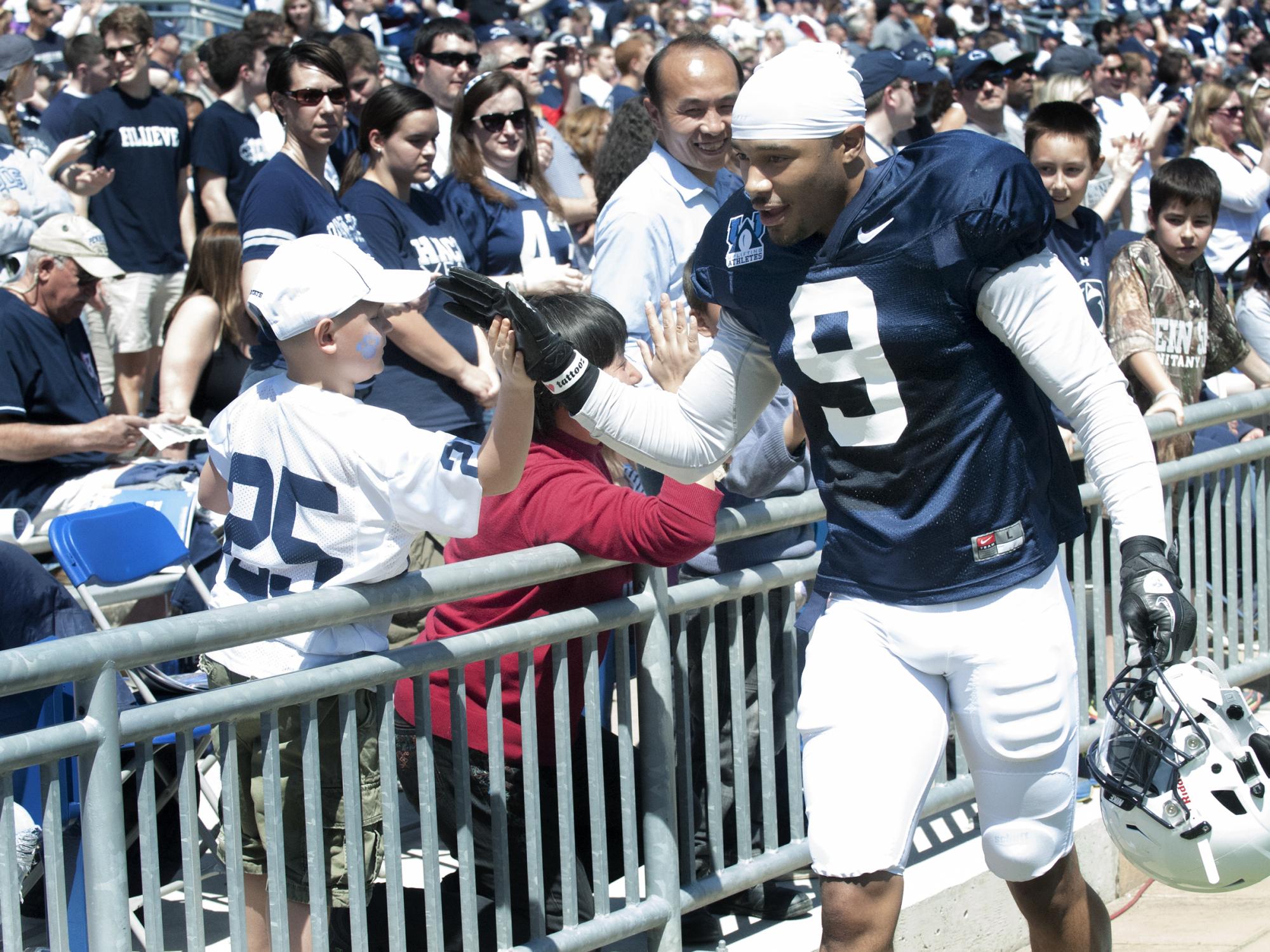 welcome fans to blue white game