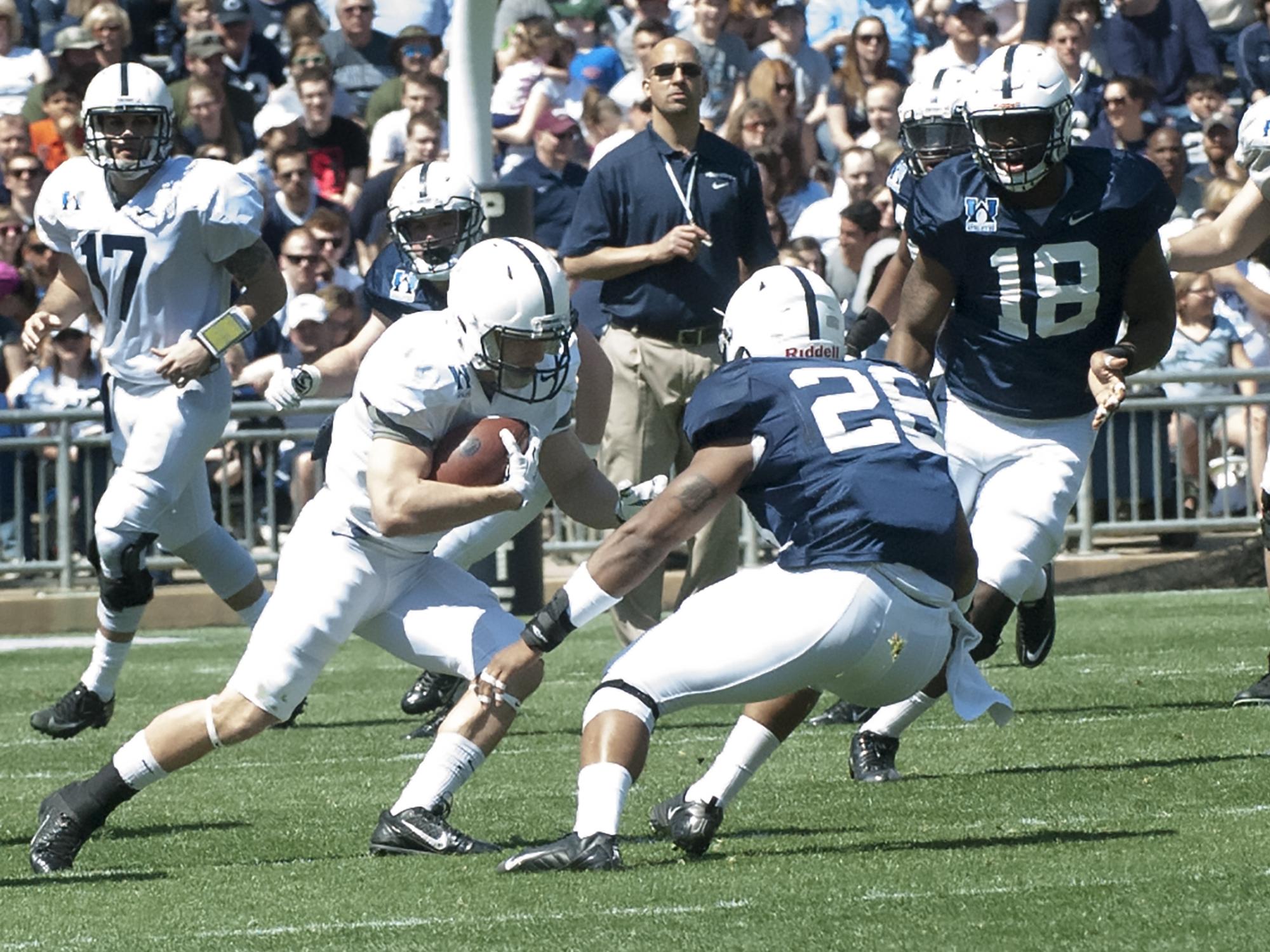 blue white game april 12 2014