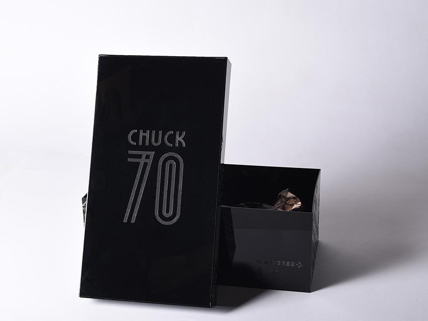 Box design concept for the Converse Chuck 70s